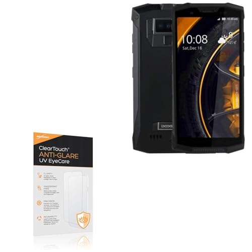 BoxWave Screen Protector Compatible With Doogee S80 - ClearTouch Anti-Glare Anti-UV EyeCare (2-Pack), Filters out Harmful Blue Light Reduce Fatigue