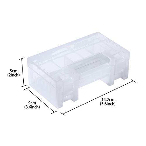 Boîte piles AA AAA plastique transparent hermétique et anti-choc - 6