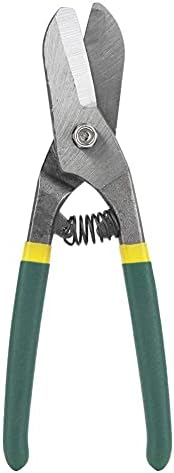 Germany Type Straight Cut Tin Snips, Metal Shears Scissors Cutters Perfect for Cutting Aluminum,Sheet Metal, Leather, Card Board and Plastic(12Inch)