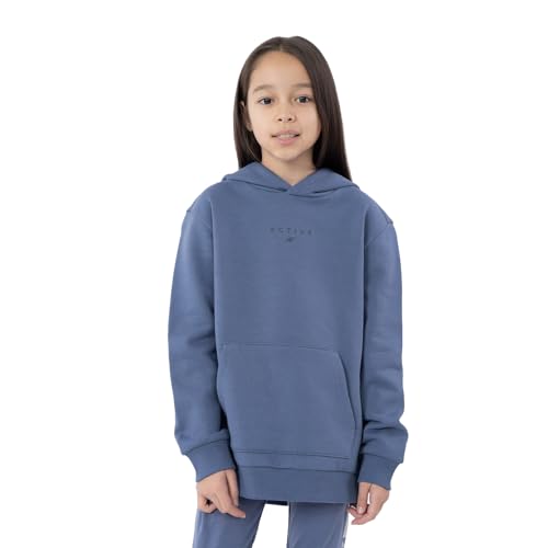 Sweatshirt fille 4F chaud et anti-irritation pour peau sensible
