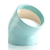 MARKETTY Salt Pig, Dishwasher Safe Ceramic Salt Cellar Modern and Minimalist, Salt Pig Ceramic for Convenient Access to Seasoning, Wide Caliber Salt Holder for Counter (Green)