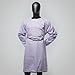 Pack of 1 | Reusable Isolation Industrial Gowns Longsleeve with Elastic Cuffs, Long XL Size, Lavender | PPE Protective Isolation Gowns | 65% Polyester and 35% Cotton