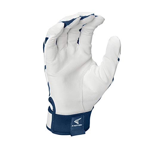 Easton Gametime Batting Gloves | Baseball Softball | Adult Large | Navy #TOP2