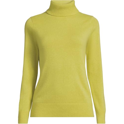 Image of Lands' End Women's Cashmere Turtleneck Sweater