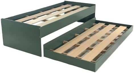 Cama Solteiro Bicama Ditália Cm-20 Cor:verde Oliva