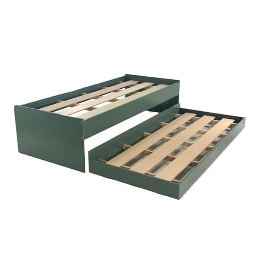 Cama Solteiro Bicama Ditália Cm-20 Cor:verde Oliva