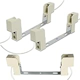 🏠【Nombreuses applications】Ce douille ampoule convient aux salons, chambres, vitrines, couloirs, jardins, éclairages muraux extérieurs, etc., répondant ainsi à divers besoins d'éclairage dans les habitations, les commerces et les industries.