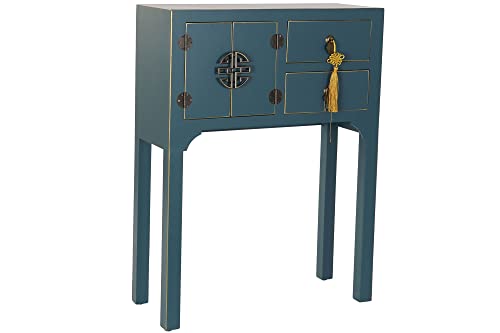 DRW Consola Abeto 63x26x83 Oriental Azul