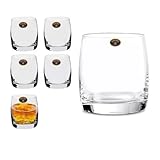 Copo Baixo para Whisky Cristal 350ml Jogo com 6 Copos