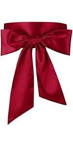 Glitopper Women Satin Waist Belts Dress Sash Waist Belt for Special  Occasion Bridal Wedding Prom Formal 3.5'' Wide(Black) at Amazon Women's  Clothing store