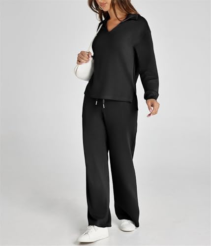 Constituent Clothing Travel Sets for Women, 2 Piece Outfits Lounge Sets Casual Long Sleeve Sweatsuits, 2025 Matching Sets3