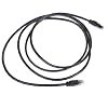 2m Black Ethernet Cable Fast & Internet Connection Solid Flat CAT6 Cable Speed 2m Internet Cable for Home