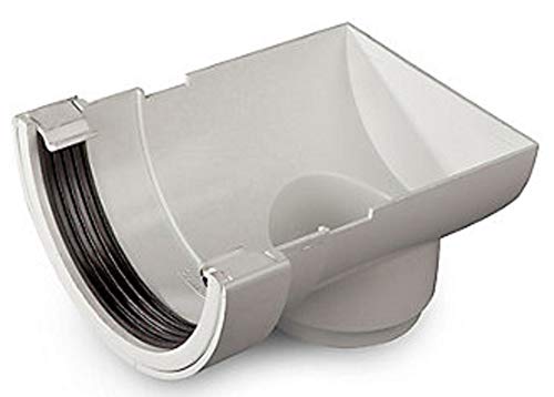 Stopend Outlet 112 mm Wavin Osma blanc raccord évacuation eau de pluie