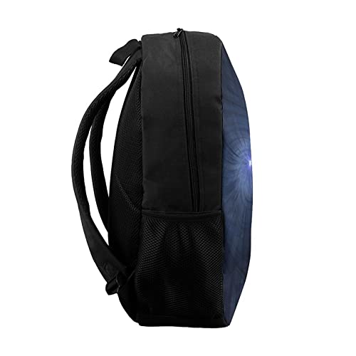Sac d'école bleu 17 pouces imprimé 3D pour garçons et filles - 3