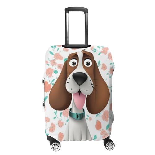Luggage Cover Travel Suitcase Cover with Side Zipper Funny Dog Elastic Washable Suitcase Protector Anti-scratch Decoraitve Luggage Protector for 19-32 Inch Suitcase4