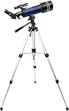 【Potentes oculares para visualización lejana】: Nuestros telescopios para principiantes en astronomía están equipados con dos oculares de alta calidad (K25 mm y K6 mm) que brindan vistas de baja y alta potencia de objetos celestes por la noche y objetos terrestres durante el día.