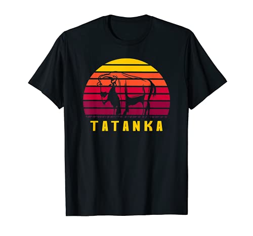 Tatanka Rétro Animal tatanka de búfalo americano vintage Camiseta