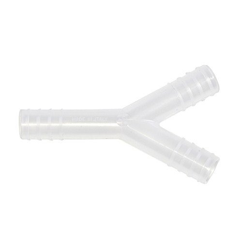 222545, 4 mm. Polypropylene Kartell "Y" Tubing Connector (2 Packs of 100 pcs)