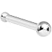 14k White Gold 1.5mm Ball Nose Bone 20 Gauge