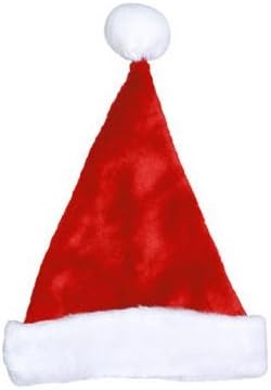 17" RED Plush Santa Hat
