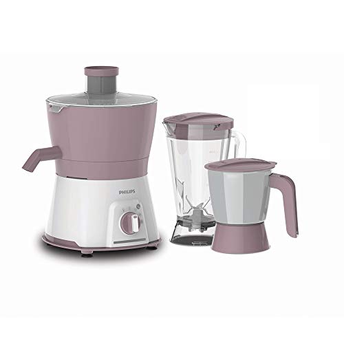 Philips HL7578/00 600W Turbo Juicer Mixer Grinder with 3 Jars, Purple Philips HL7578/00 600W Turbo Juicer Mixer Grinder with 3 Jars, Purple