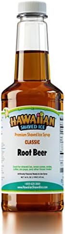 Hawaiian Shaved Ice Syrup, Root Beer, Pint