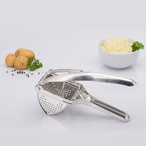 Foto von Westmark Kartoffelpresse, mit runder Lochung, Weißblech, Länge: 26 cm, Silber, 61242270