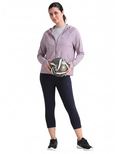 Image of FabSeasons FabSports Women's UV Protection Sun Screen Jacket, Full Zip Sun Protection Clothing, Lightweight with UPF 50+ Protection for Outdoors, with Pockets, Sun Protective Clothing for Women