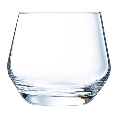 Chef & Sommelier ARC G3367 Lima Trinkglas, Wasserglas, Saftglas, 350ml, 6 Stück, Krysta Kristallglas, transparent Cover