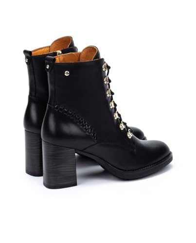 Pikolinos Para Mujer. W9U-8955 Botines De Piel Palencia Negro (39), 5 A 8Cm, Cremallera, Casual - 3