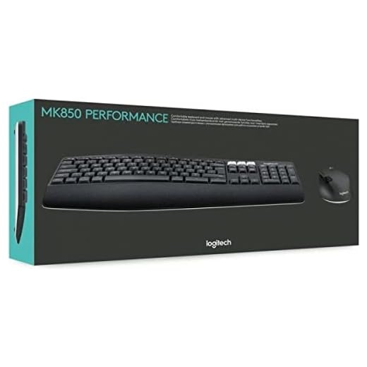 Logitech MK850 Combo Teclado y Ratón Multidispositivos, 2.4 GHz/Bluetooth, Estructura Curvada, Ratón Inalámbrico,12 Botones Programables,Batería de hasta 3 Años,PC/Mac,Disposición QWERTY Español,Negro