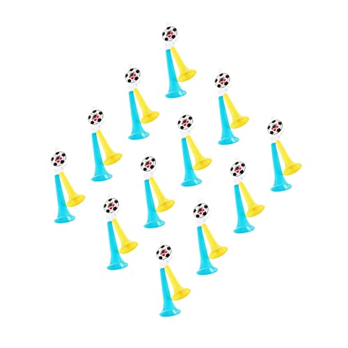 balacoo Plastic Trumpet Toys 12pcs Soccer Horns for Football Fans Cheering Props Random Color