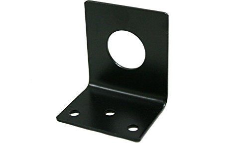 L-Bracket 1255-B 3/4 Hole Stainless Steel Black NMO 3/4 Hole Mount L Bracket