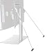 VIVO Anti Tip Cable for up to 65 inch Screens | Heavy Duty Solid Steel Cable, Non Tipping Safety Strap Kit | Mounts to Free-Standing Flat Screen TV (STAND-SK01)