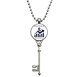 fondos inversion ing 2019 Classification: Collar clave Fondos de inversión Colgante Collar Vintage Llavero Plata Joyas