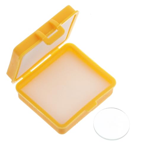 Hohopeti Regla Micrómetro Ocular para Microscopio Calibración Precisión Medición de Área de Diapositivas Laboratorio