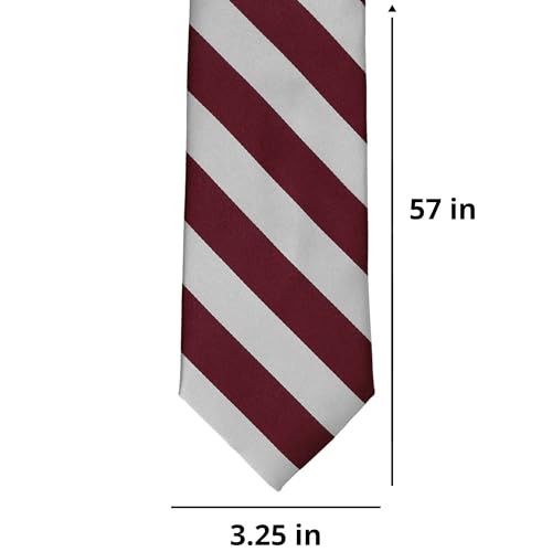 Image of tiemart Men's Striped Tie Standard Length