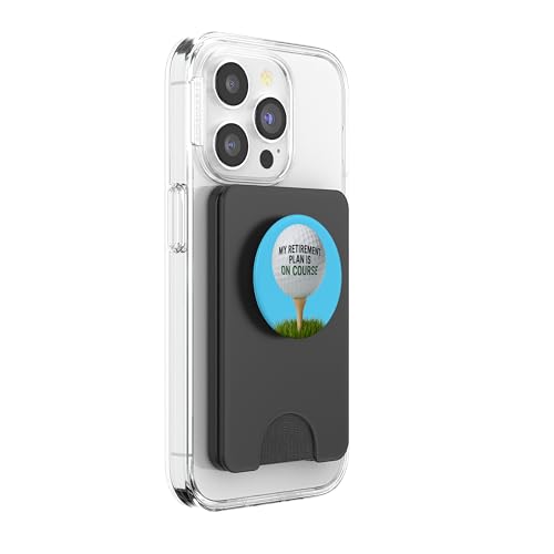 My Retirement Plan is on Course Funny Golf PopSockets PopWallet pour MagSafe – vue 4
