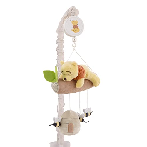 Image of Disney Winnie The Pooh Hugs and Honeycombs Plush Musical Mobile with Bee Hive, Bees, Pooh Bear and Tree Branch