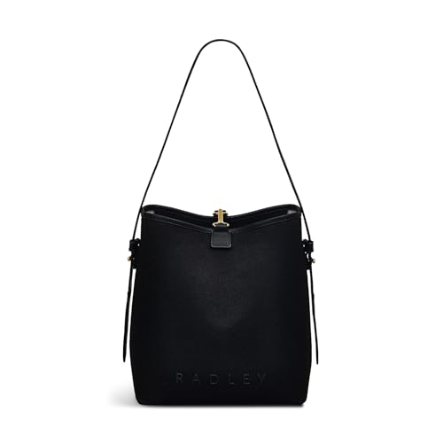 Image of RADLEY London Addison Lane Responsible Women's Non-Leather Small Open Top Shoulder, Black
