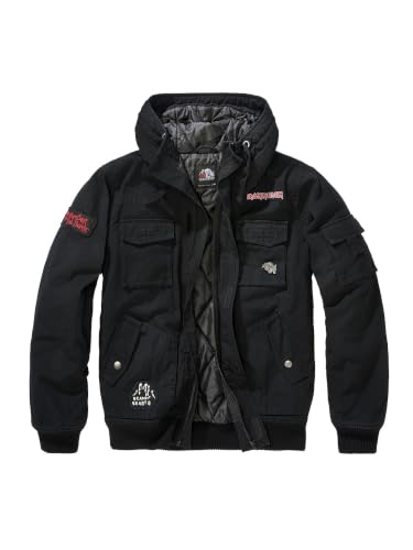 Veste Iron Maiden homme Brandit Irm blouson Bronx noir rock