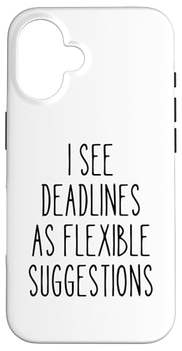 Plazos Flexible Divertido Gerente de Proyectos Humor Secret Santa Carcasa para iPhone 16