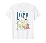 Disney Pixar Luca Group Shot Logo T-Shirt