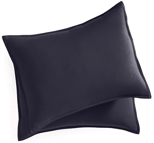UGG Full/Queen Comforter Set with 2 Pillow Shams, Lightweight Down Alternative Blanket, Reversible Cozy Warm All Season Washable, Hypoallergenic Bedding Set, Navy Blue (Leonora)