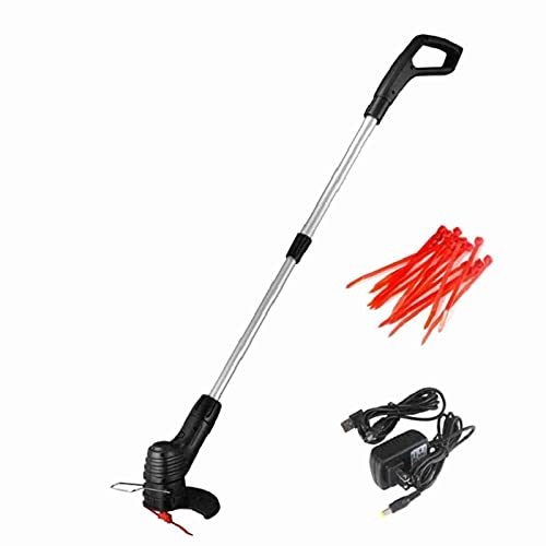 Preisvergleich Produktbild UK Akku Rasentrimmer, Drahtloses wiederaufladbares handgehaltenes Unkrautentfernungsgerät Praktisches Gartengerät (1x Ladegerät, 1x Verlängerungsstange, 1x Griff, 20x Mähgürtel)