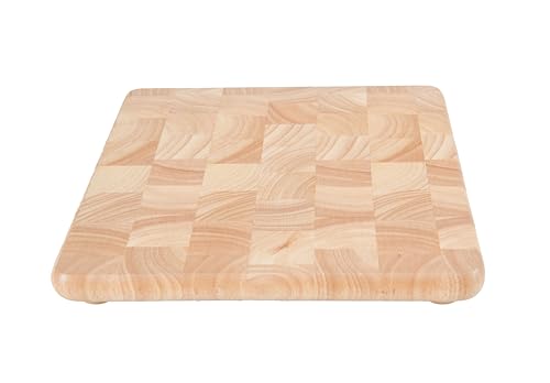 Tabla de cortar cuadrada 30x30x2.5 cm Rubberwood miniatura 1