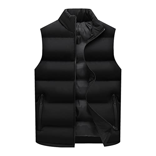 Gilet thermique sans manches homme noir L veste automne hiver