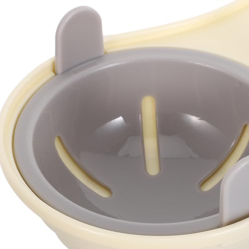 Cocedor de huevos para microondas GALPADA de plástico portátil con capacidad para 2 huevos 4