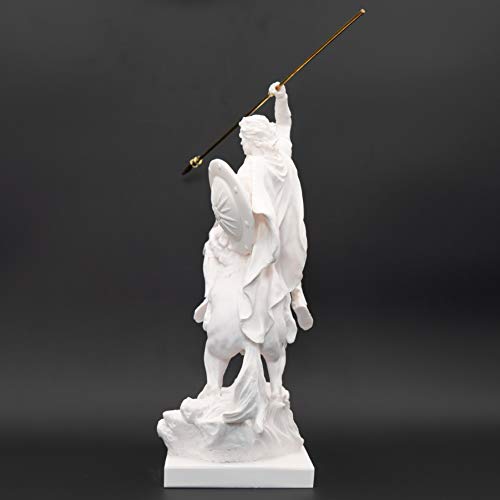 Estatua Alejandro Magno de Alabastro 13 pulg miniatura 3