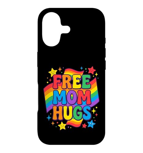 Free Mom Hugs LGBTQIA+ Ally Pride Month�B �X�}�z�P�[�X iPhone 17 �p